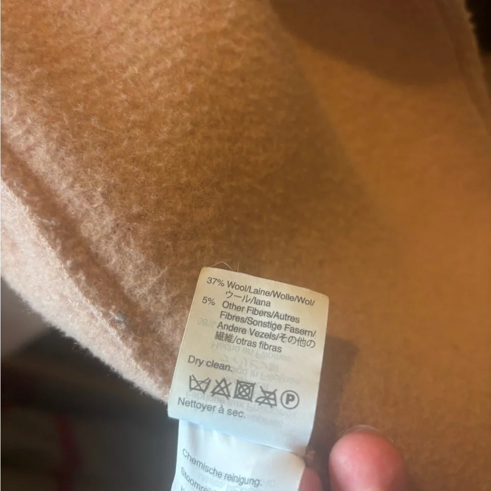 J.Crew Womens Blush Pink Boiled Wool Topcoat